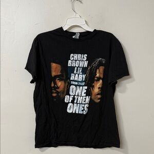 Chris brown 2022 lil baby concert tee